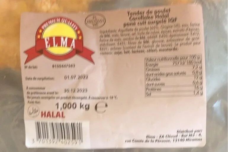 Tender de poulet