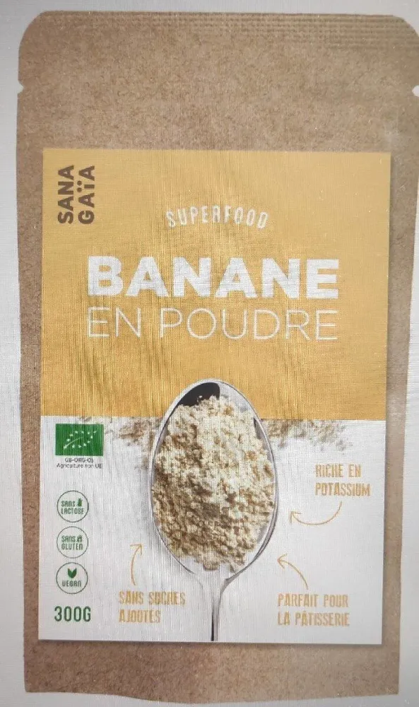 Banane en poudre Bio - 300 g