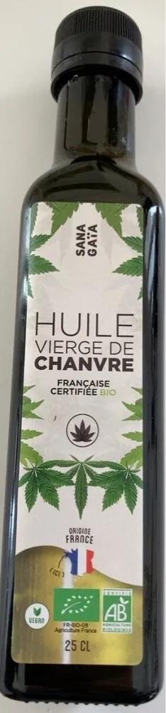 Huile de chanvre vierge