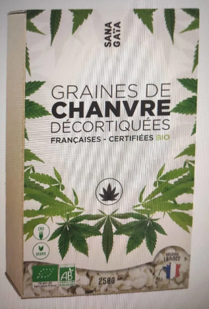 Graines de chanvre décortiquées françaises