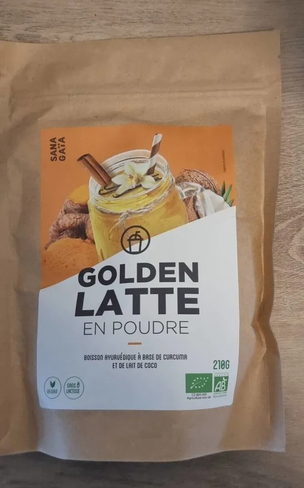 Golden latte en poudre