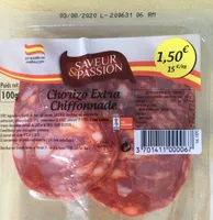 Chorizo extra chiffonnade