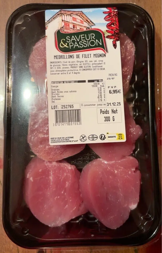 Médaillon de filet mignon