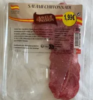 Salami chiffonnade