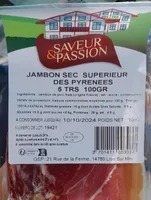 Jambon sec supérieur des Pyrénées