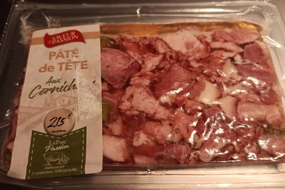 Pâté de tête aux cornichons