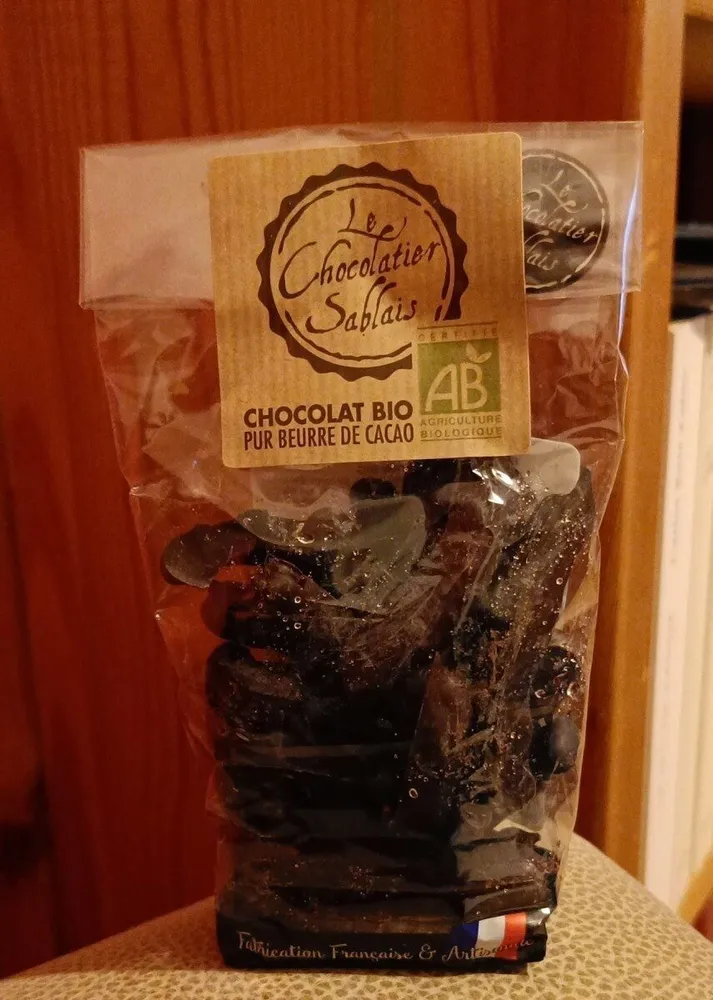 Chocolat bio pur beurre de cacao