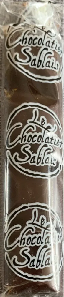 Barre de chocolat noir