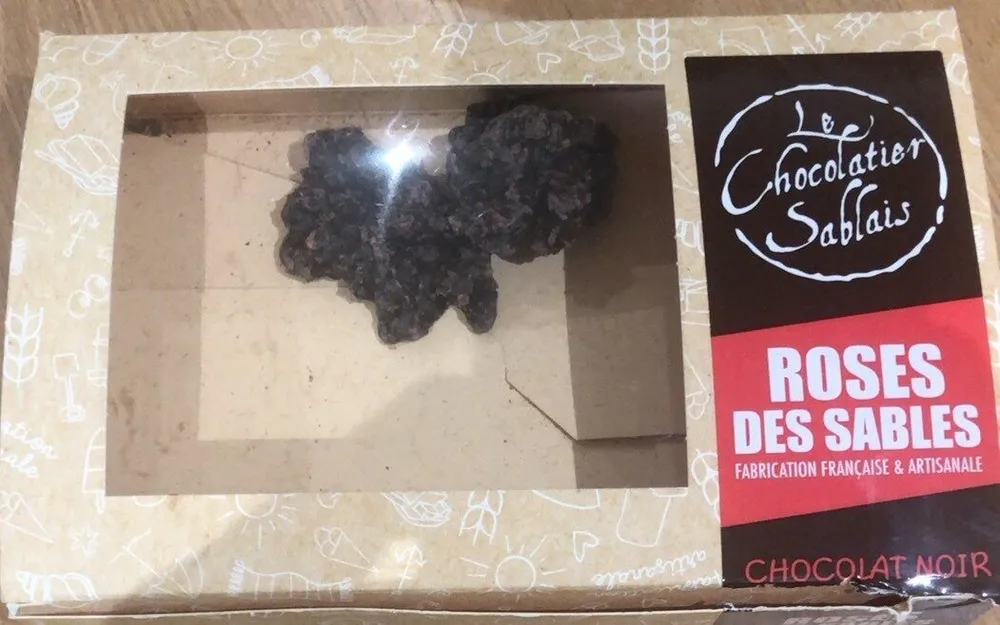 Rose des sables au chocolat noir