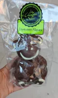 Moulage de chocolat au lait décoré