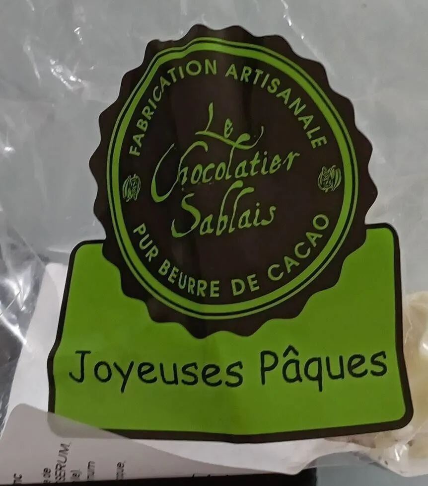 Moulages de Chocolat au lait et blanc