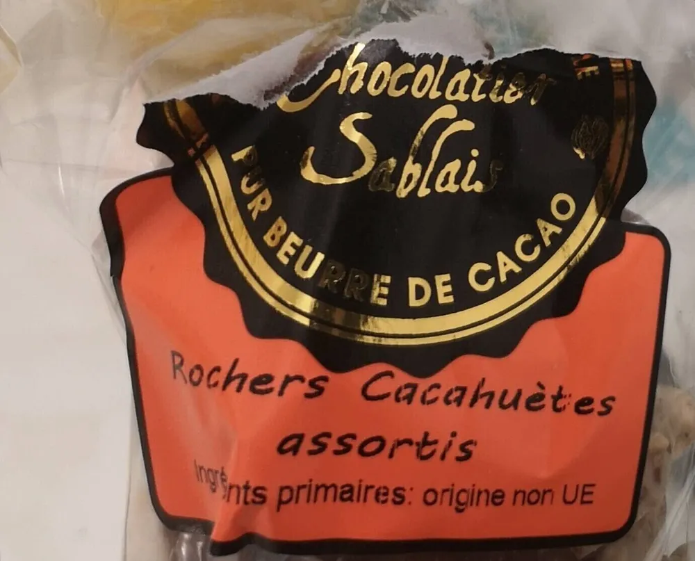 Rochers cacahuètes assortis