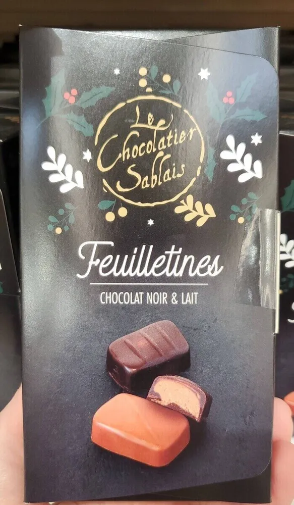 Feuilletines CHOCOLAT NOIR & LAIT