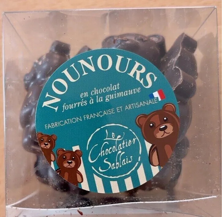 Nounours fourrés a la guimauve