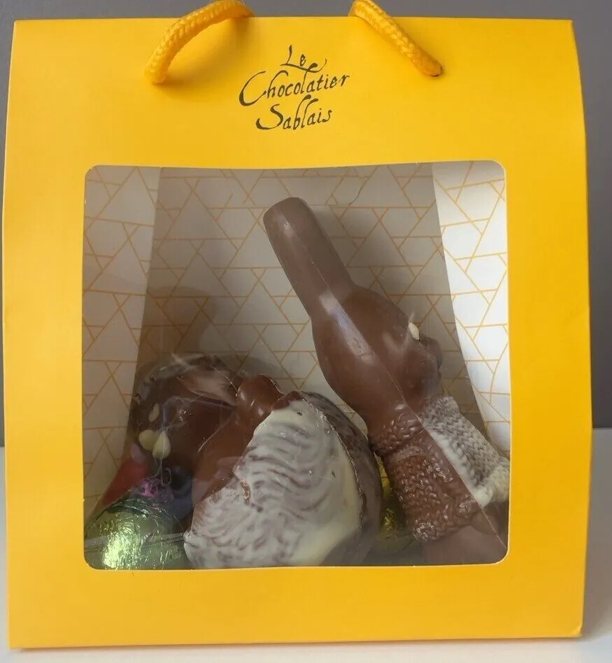 Assortiment de moulages de chocolat