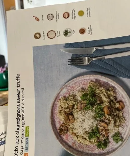Risotto aux champignons saveur truffe