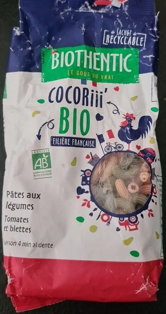 Pâtes aux légumes