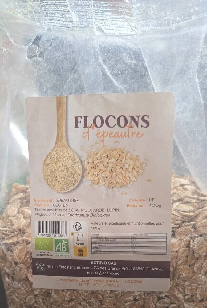 FLOCONS d'épeautre