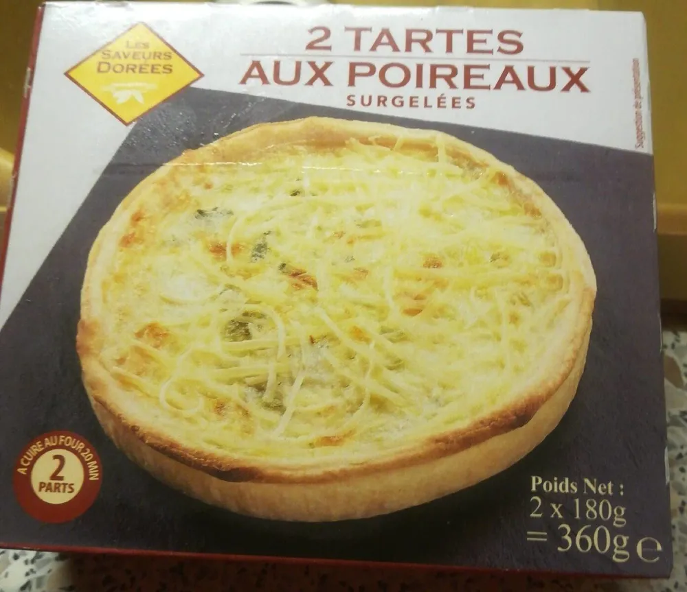 Tartes aux poireaux