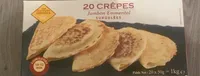 20 crepes jambon emmental surgelés