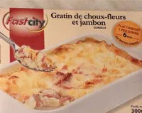Gratin de choux- Fleurs et jambon