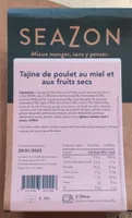 Tajine de poulet au miel et aux fruits secs