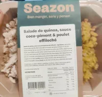 Salade De Quinoa, Sauce Coco-piment &Poulet Effiloché