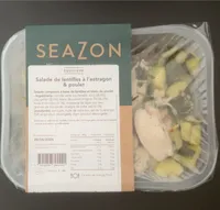 Salade de lentilles bio à l’estragon & poulet