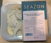 Poulet à la moutarde pommes de terre aux artichauts