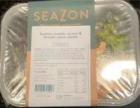 Saumon mariné, riz noir & brocoli, sauce ricotta