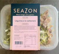 Légumes à la carbonara