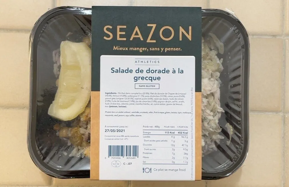 Salade de dorade à la grecque