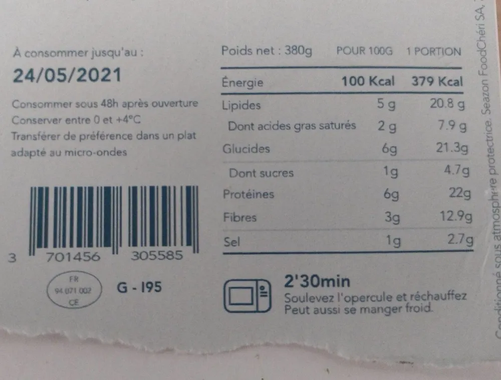 Lentilles vertes bio