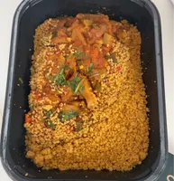 Semoule aux legumes & épuced cajun
