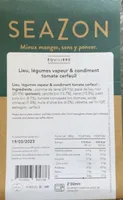 Lieu, légumes vapeur & condiment tomate cerfeuil