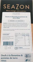 Oeufs à la Florentine et pdt roties