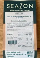 Filet de lieu noir, rougail de tomate, riz citronné