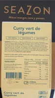 Curry vert de legumes