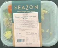 Super-pesto et sausage fusilli
