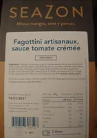 Fagottini artisanaux sauce tomate crémée