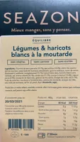 Legumes et haricots blancs à la moutarde