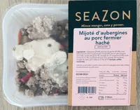 Mijoté d’aubergines au porc fermier hché