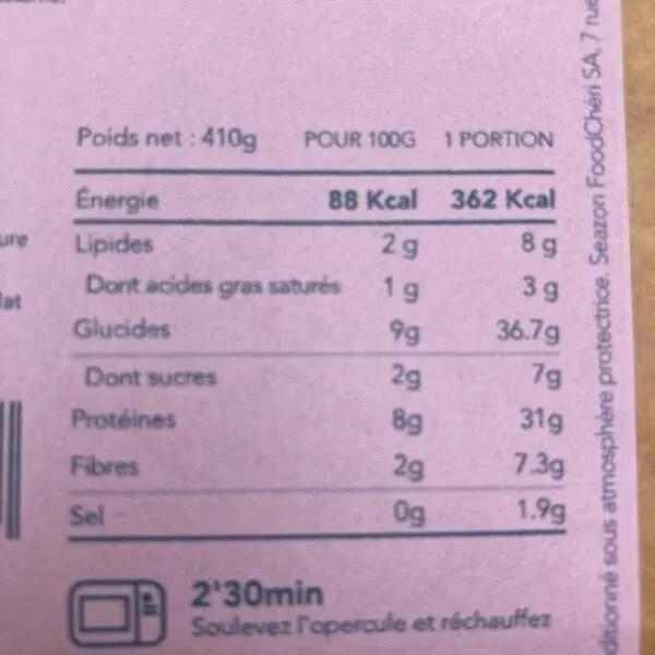 Poulet pomme de terre carotte moutarde