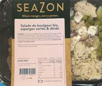 Salade de Boulgour bio asperges verte & dinde
