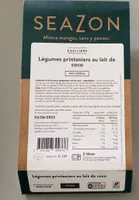 Légumes printaniers au lait de coco