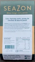 Lieu, haricots verts, purée de carottes & beurre persil