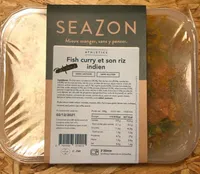 Fish curry et son riz indien