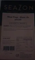 Meal prep blanc de poulet