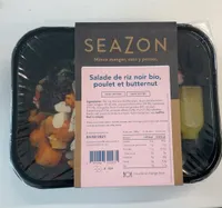 Salade de riz noir bio, poulet et butternut