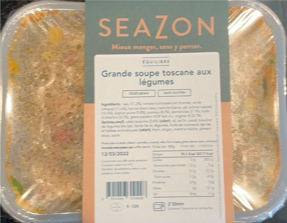 Grande soupe toscane aux légumes